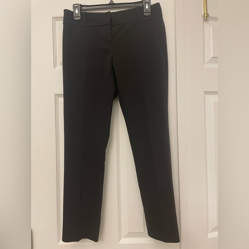 White House Black Market Cropped Black Dress Pants